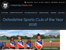 Tablet Screenshot of oxfordcityathleticclub.com